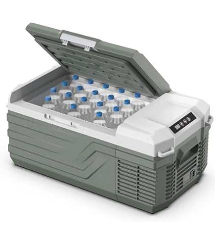 Amazon.co.jp: Alpicool ポータブル冷蔵庫 車載冷蔵庫 車載冷蔵冷凍庫